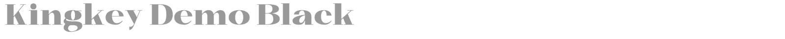 Kingkey font preview